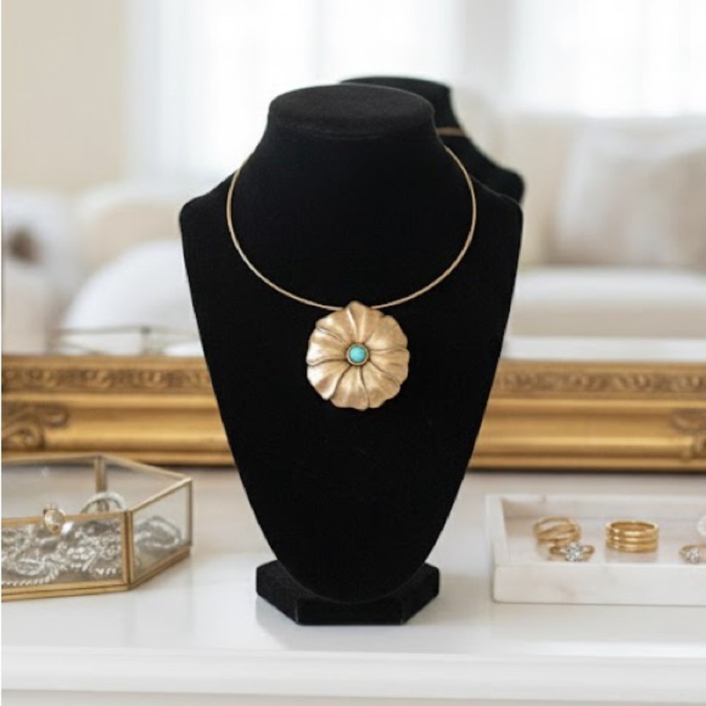 🔥Vintage 1970 Solid Perfume Pendant Necklace